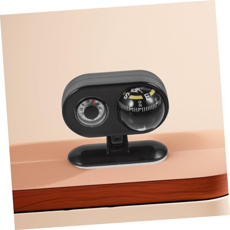 2pcs Digital Car Compass Thermometer with Adhesive Mount for Dashboard Marine Boats Trucks - Image 4